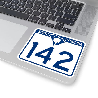 South Carolina 142 (South Carolina) (Road Sign) STICKER Vinyl Kiss-Cut Decal - The Sticker Space
