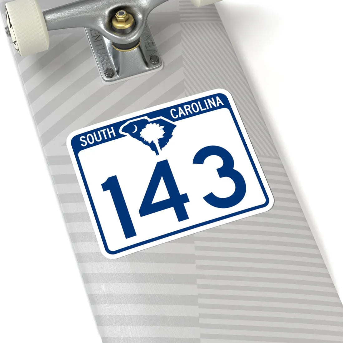 South Carolina 143 (South Carolina) (Road Sign) STICKER Vinyl Kiss-Cut Decal - The Sticker Space