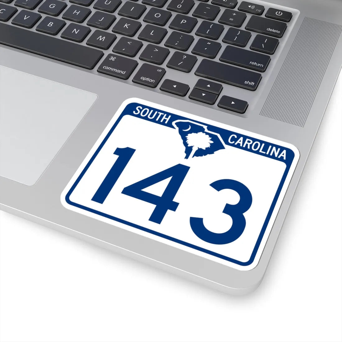 South Carolina 143 (South Carolina) (Road Sign) STICKER Vinyl Kiss-Cut Decal - The Sticker Space