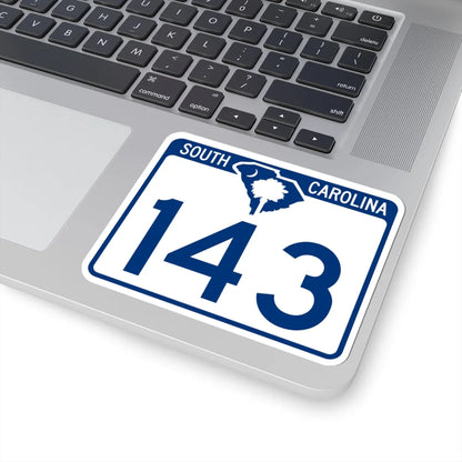 South Carolina 143 (South Carolina) (Road Sign) STICKER Vinyl Kiss-Cut Decal - The Sticker Space