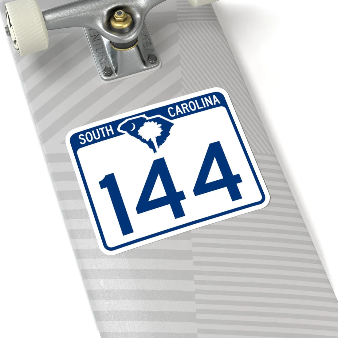 South Carolina 144 (South Carolina) (Road Sign) STICKER Vinyl Kiss-Cut Decal - The Sticker Space