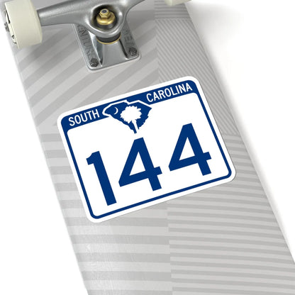 South Carolina 144 (South Carolina) (Road Sign) STICKER Vinyl Kiss-Cut Decal - The Sticker Space