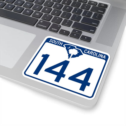 South Carolina 144 (South Carolina) (Road Sign) STICKER Vinyl Kiss-Cut Decal - The Sticker Space