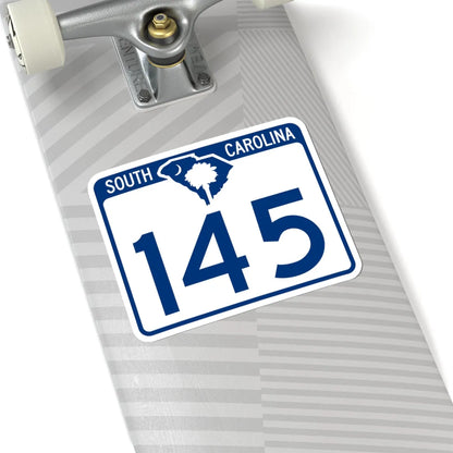 South Carolina 145 (South Carolina) (Road Sign) STICKER Vinyl Kiss-Cut Decal - The Sticker Space