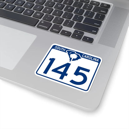 South Carolina 145 (South Carolina) (Road Sign) STICKER Vinyl Kiss-Cut Decal - The Sticker Space
