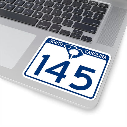 South Carolina 145 (South Carolina) (Road Sign) STICKER Vinyl Kiss-Cut Decal - The Sticker Space