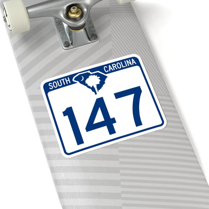 South Carolina 147 (South Carolina) (Road Sign) STICKER Vinyl Kiss-Cut Decal - The Sticker Space