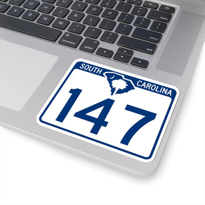 South Carolina 147 (South Carolina) (Road Sign) STICKER Vinyl Kiss-Cut Decal - The Sticker Space