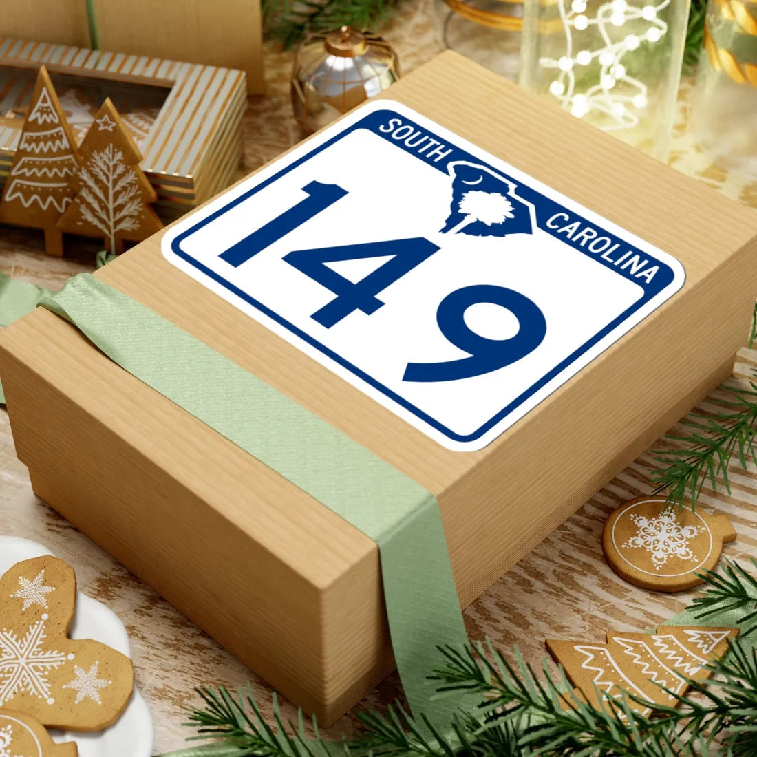 South Carolina 149 (South Carolina) (Road Sign) STICKER Vinyl Kiss-Cut Decal - The Sticker Space