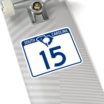South Carolina 15 (South Carolina) (Road Sign) STICKER Vinyl Kiss-Cut Decal - The Sticker Space