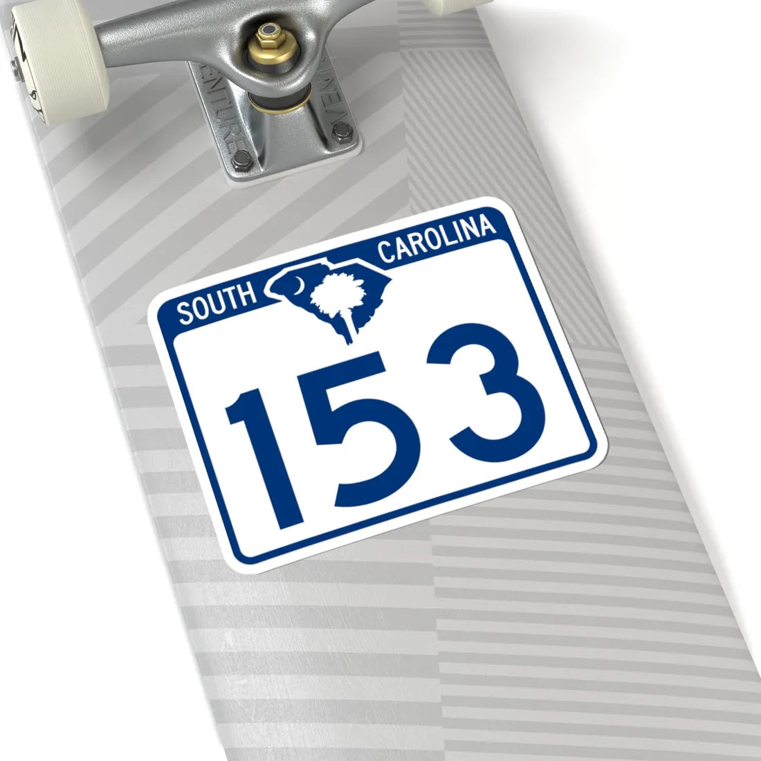 South Carolina 153 (South Carolina) (Road Sign) STICKER Vinyl Kiss-Cut Decal - The Sticker Space
