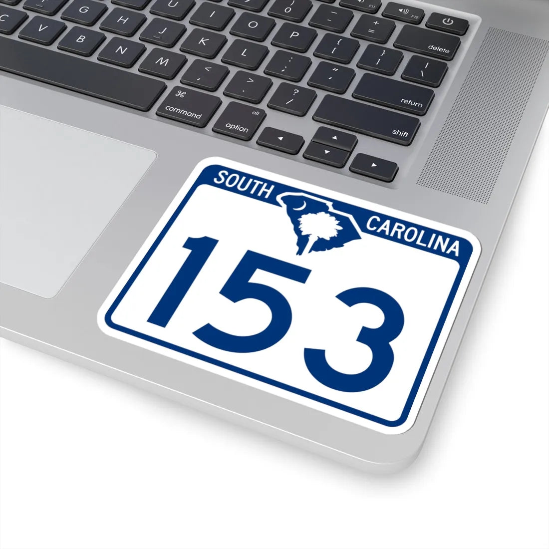 South Carolina 153 (South Carolina) (Road Sign) STICKER Vinyl Kiss-Cut Decal - The Sticker Space