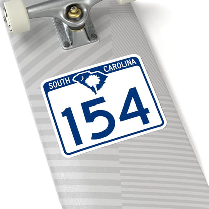 South Carolina 154 (South Carolina) (Road Sign) STICKER Vinyl Kiss-Cut Decal - The Sticker Space