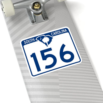 South Carolina 156 (South Carolina) (Road Sign) STICKER Vinyl Kiss-Cut Decal - The Sticker Space