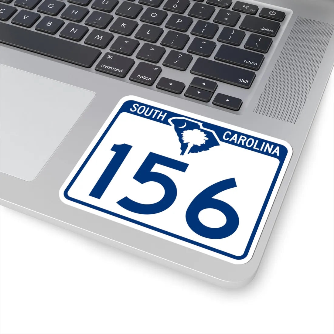 South Carolina 156 (South Carolina) (Road Sign) STICKER Vinyl Kiss-Cut Decal - The Sticker Space