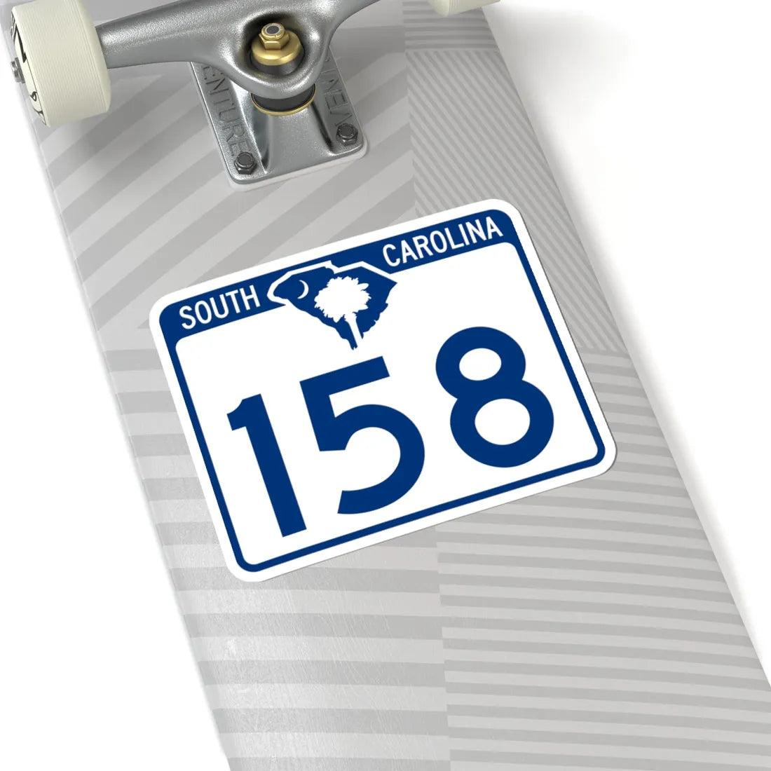 South Carolina 158 (South Carolina) (Road Sign) STICKER Vinyl Kiss-Cut Decal - The Sticker Space