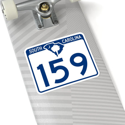 South Carolina 159 (South Carolina) (Road Sign) STICKER Vinyl Kiss-Cut Decal - The Sticker Space