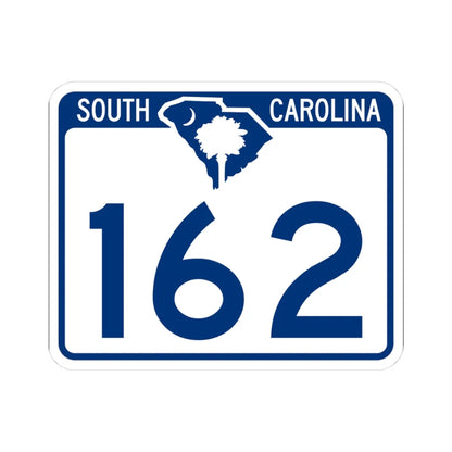 South Carolina 162 (South Carolina) (Road Sign) STICKER Vinyl Kiss-Cut Decal 3 Inch White - The Sticker Space
