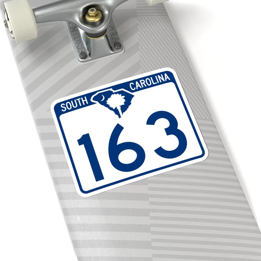 South Carolina 163 (South Carolina) (Road Sign) STICKER Vinyl Kiss-Cut Decal - The Sticker Space