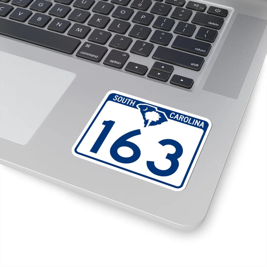South Carolina 163 (South Carolina) (Road Sign) STICKER Vinyl Kiss-Cut Decal - The Sticker Space