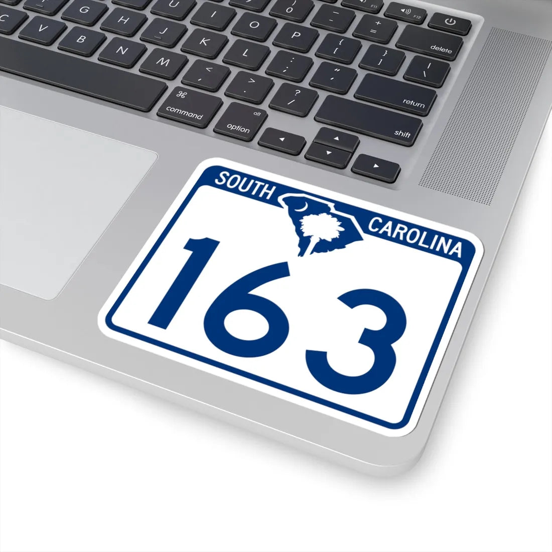 South Carolina 163 (South Carolina) (Road Sign) STICKER Vinyl Kiss-Cut Decal - The Sticker Space