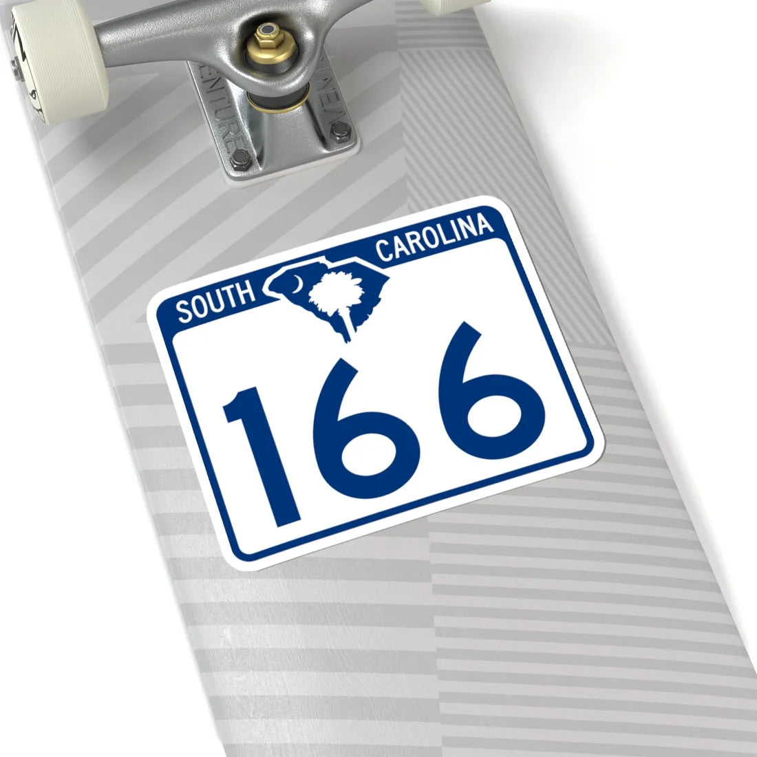 South Carolina 166 (South Carolina) (Road Sign) STICKER Vinyl Kiss-Cut Decal - The Sticker Space