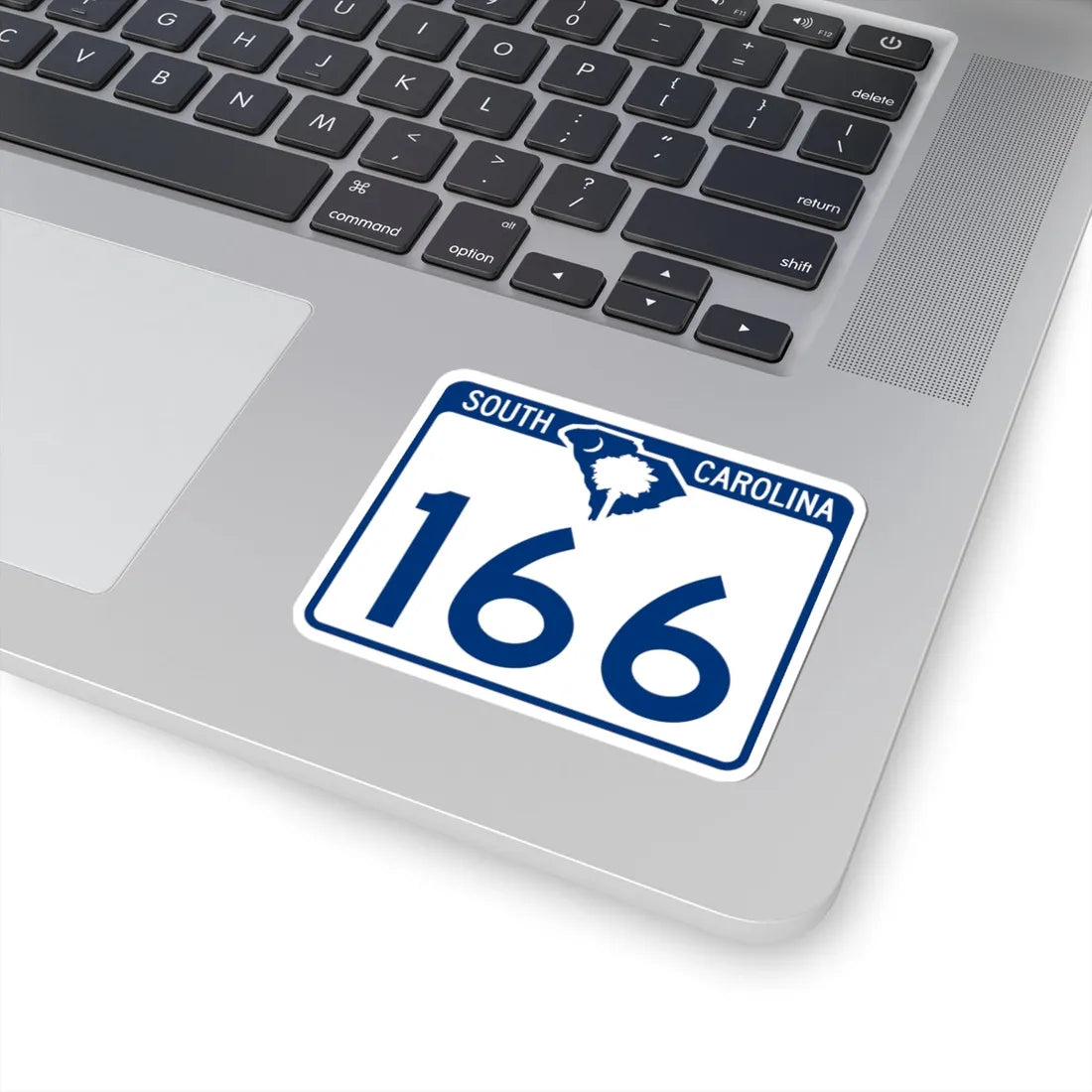 South Carolina 166 (South Carolina) (Road Sign) STICKER Vinyl Kiss-Cut Decal - The Sticker Space