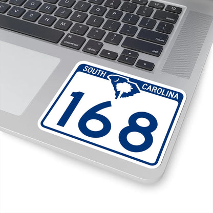 South Carolina 168 (South Carolina) (Road Sign) STICKER Vinyl Kiss-Cut Decal - The Sticker Space