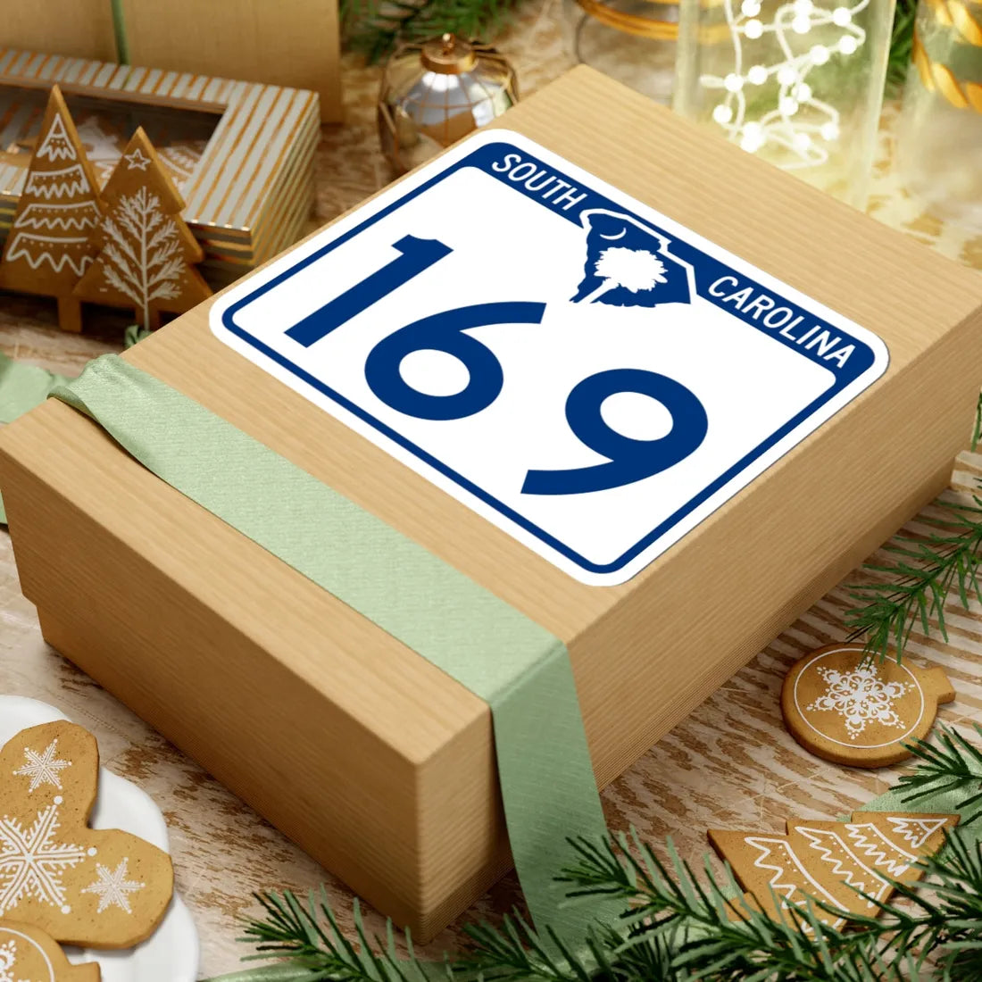 South Carolina 169 (South Carolina) (Road Sign) STICKER Vinyl Kiss-Cut Decal - The Sticker Space