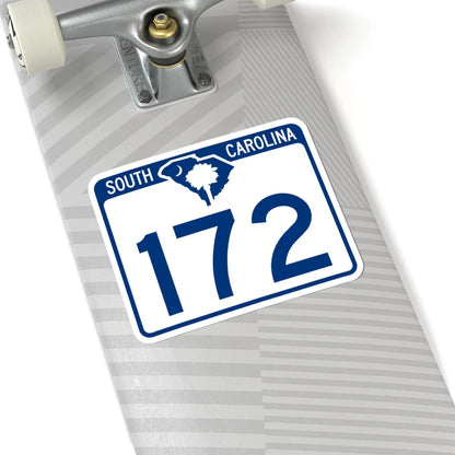 South Carolina 172 (South Carolina) (Road Sign) STICKER Vinyl Kiss-Cut Decal - The Sticker Space