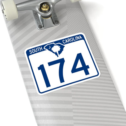 South Carolina 174 (South Carolina) (Road Sign) STICKER Vinyl Kiss-Cut Decal - The Sticker Space