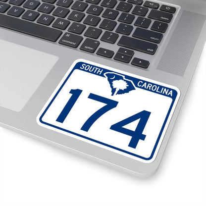 South Carolina 174 (South Carolina) (Road Sign) STICKER Vinyl Kiss-Cut Decal - The Sticker Space