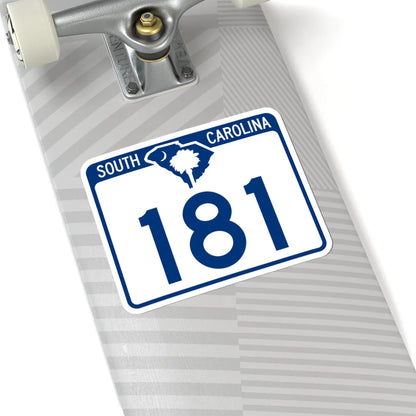 South Carolina 181 (South Carolina) (Road Sign) STICKER Vinyl Kiss-Cut Decal - The Sticker Space