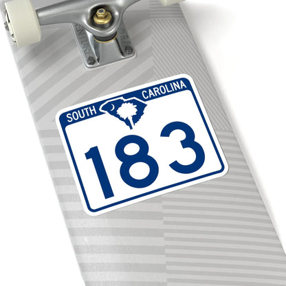 South Carolina 183 (South Carolina) (Road Sign) STICKER Vinyl Kiss-Cut Decal - The Sticker Space