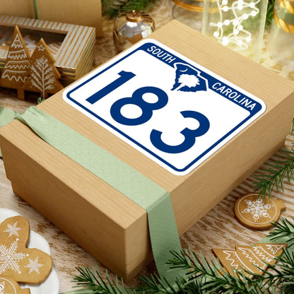 South Carolina 183 (South Carolina) (Road Sign) STICKER Vinyl Kiss-Cut Decal - The Sticker Space