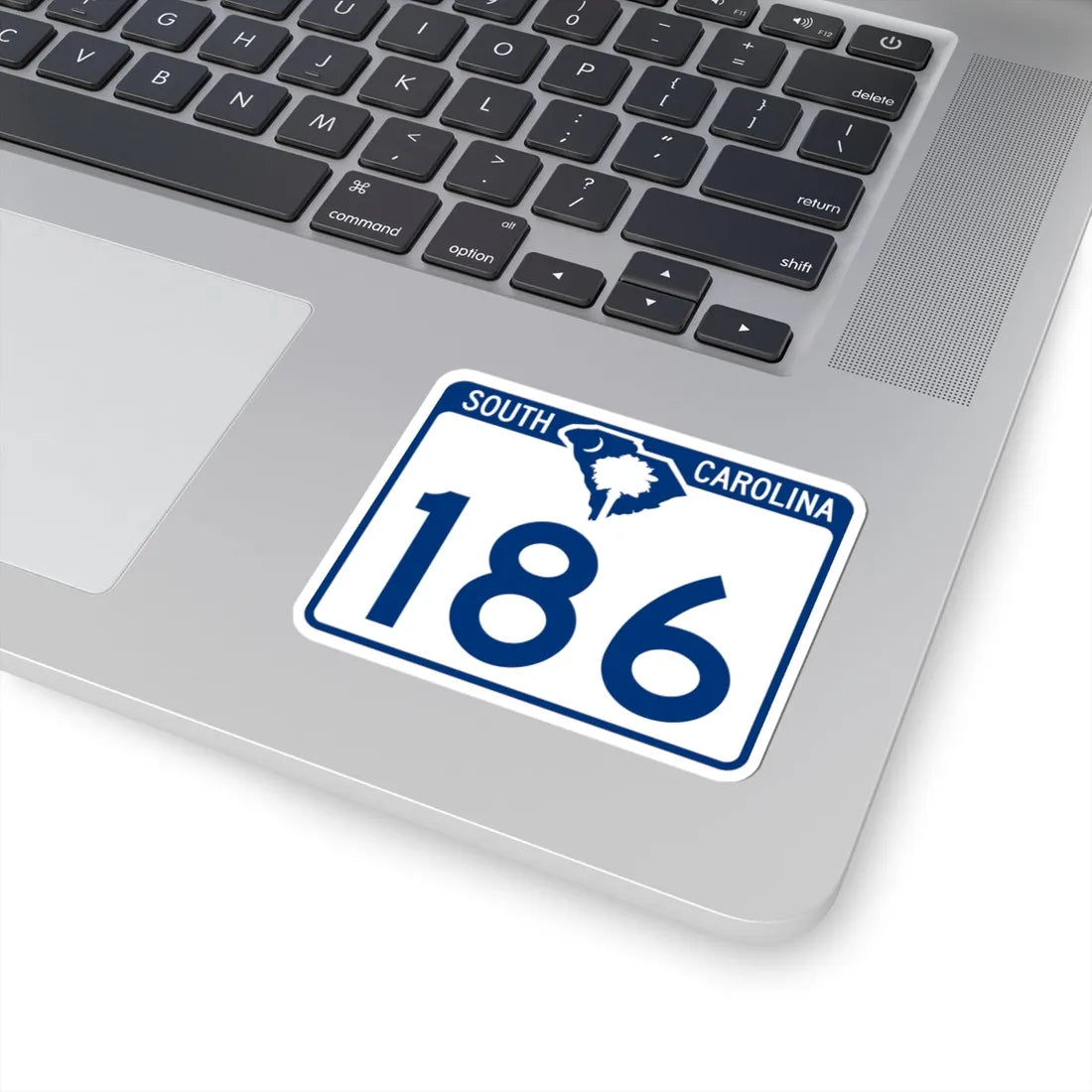 South Carolina 186 (South Carolina) (Road Sign) STICKER Vinyl Kiss-Cut Decal - The Sticker Space
