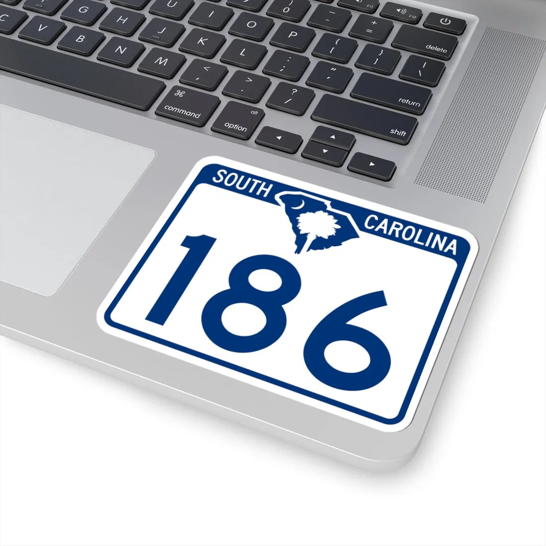 South Carolina 186 (South Carolina) (Road Sign) STICKER Vinyl Kiss-Cut Decal - The Sticker Space