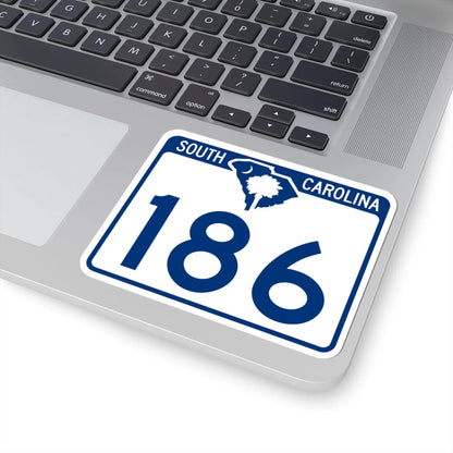 South Carolina 186 (South Carolina) (Road Sign) STICKER Vinyl Kiss-Cut Decal - The Sticker Space