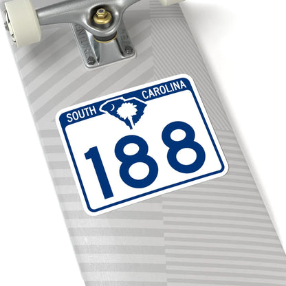 South Carolina 188 (South Carolina) (Road Sign) STICKER Vinyl Kiss-Cut Decal - The Sticker Space