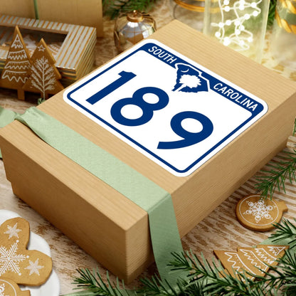 South Carolina 189 (South Carolina) (Road Sign) STICKER Vinyl Kiss-Cut Decal - The Sticker Space