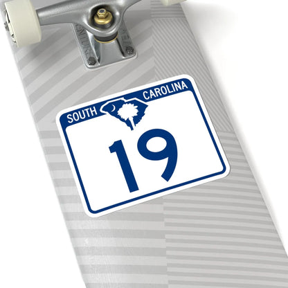 South Carolina 19 (South Carolina) (Road Sign) STICKER Vinyl Kiss-Cut Decal - The Sticker Space