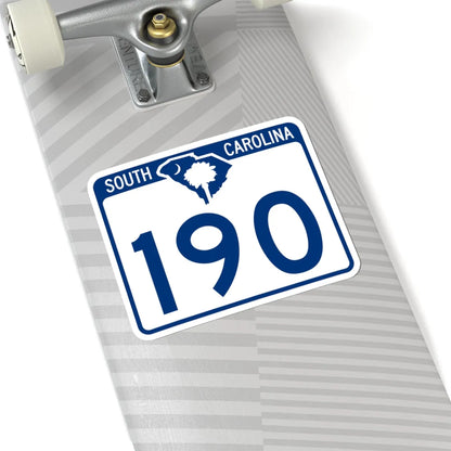 South Carolina 190 (South Carolina) (Road Sign) STICKER Vinyl Kiss-Cut Decal - The Sticker Space