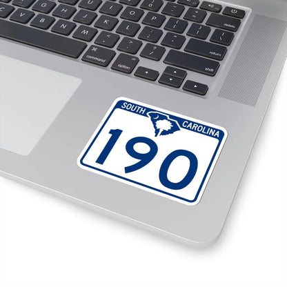 South Carolina 190 (South Carolina) (Road Sign) STICKER Vinyl Kiss-Cut Decal - The Sticker Space