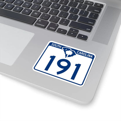 South Carolina 191 (South Carolina) (Road Sign) STICKER Vinyl Kiss-Cut Decal - The Sticker Space