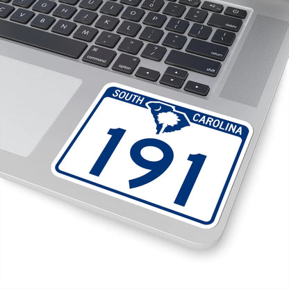 South Carolina 191 (South Carolina) (Road Sign) STICKER Vinyl Kiss-Cut Decal - The Sticker Space