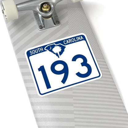 South Carolina 193 (South Carolina) (Road Sign) STICKER Vinyl Kiss-Cut Decal - The Sticker Space