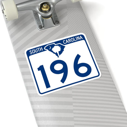South Carolina 196 (South Carolina) (Road Sign) STICKER Vinyl Kiss-Cut Decal - The Sticker Space