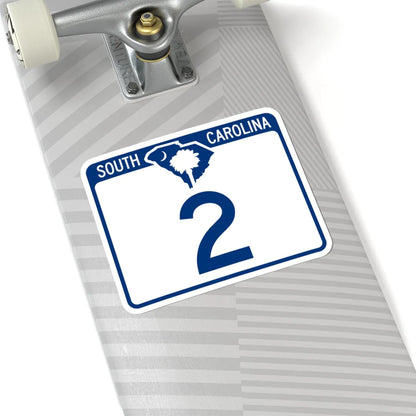 South Carolina 2 (South Carolina) (Road Sign) STICKER Vinyl Kiss-Cut Decal - The Sticker Space