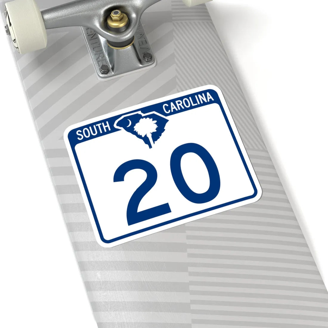 South Carolina 20 (South Carolina) (Road Sign) STICKER Vinyl Kiss-Cut Decal - The Sticker Space