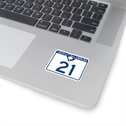 South Carolina 21 (South Carolina) (Road Sign) STICKER Vinyl Kiss-Cut Decal - The Sticker Space